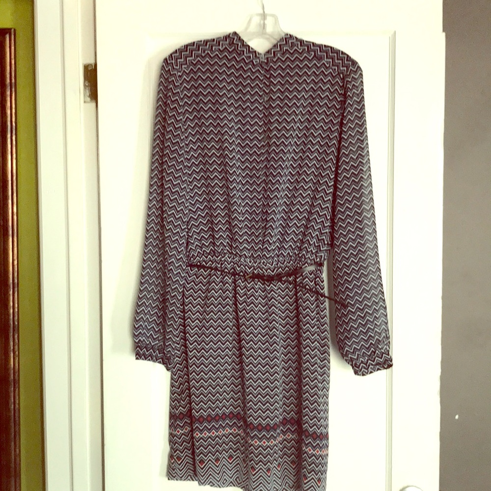 Blue and red fun dress